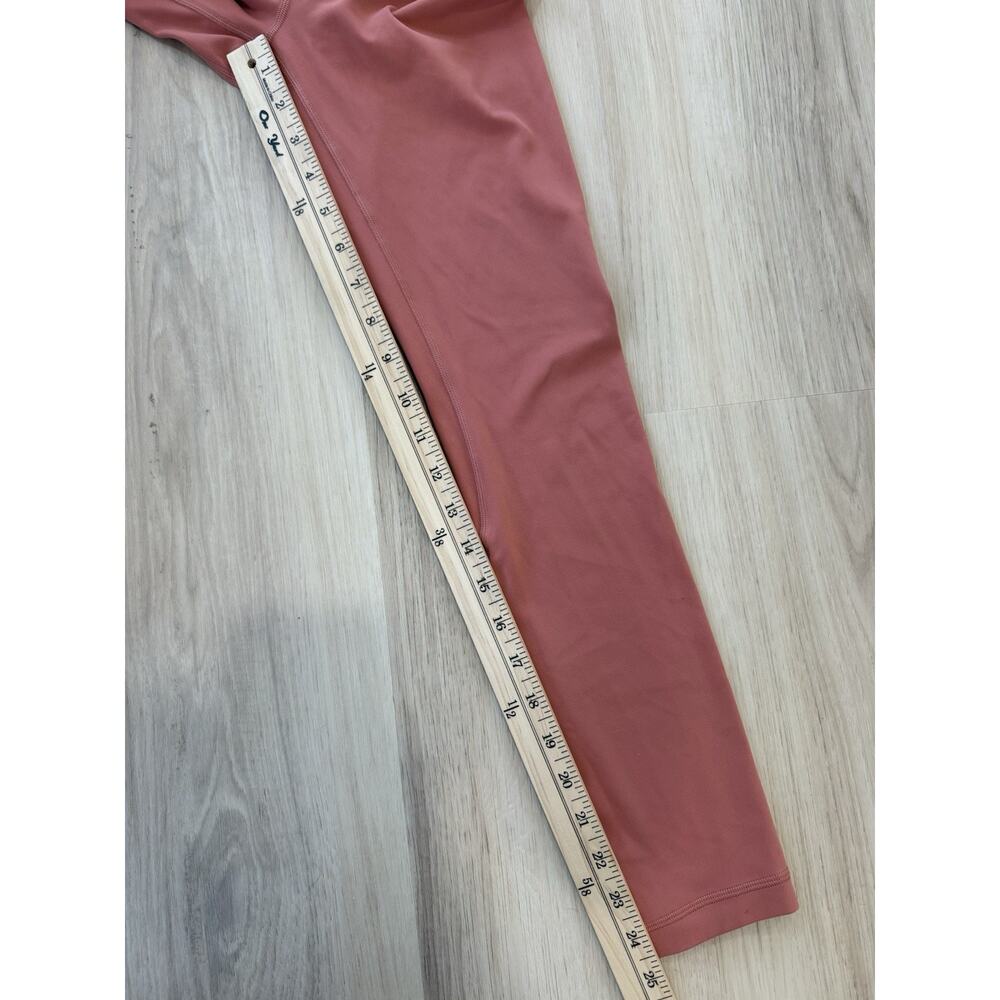 Lululemon Align Pant II High Rise 25" Cool Womens Size 2 Rustic Coral - Picture 8 of 10